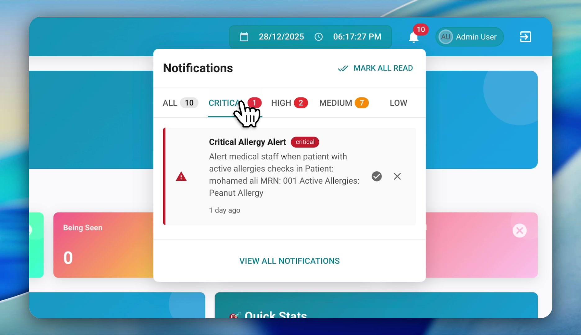 ClinicGateway Message Center Demo